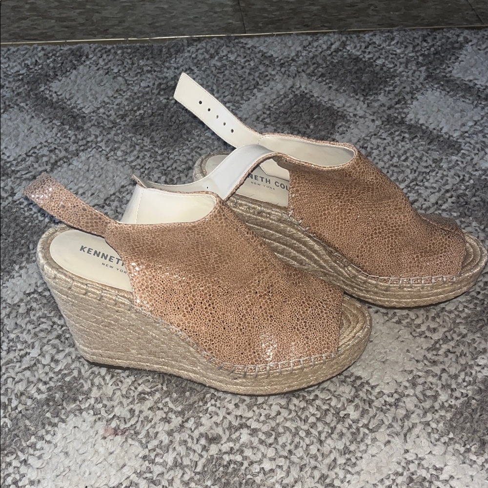 Kenneth Cole Women's Brown Wedge Sandals